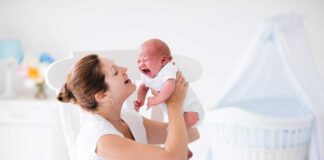 آرام کردن گریه در نوزادان