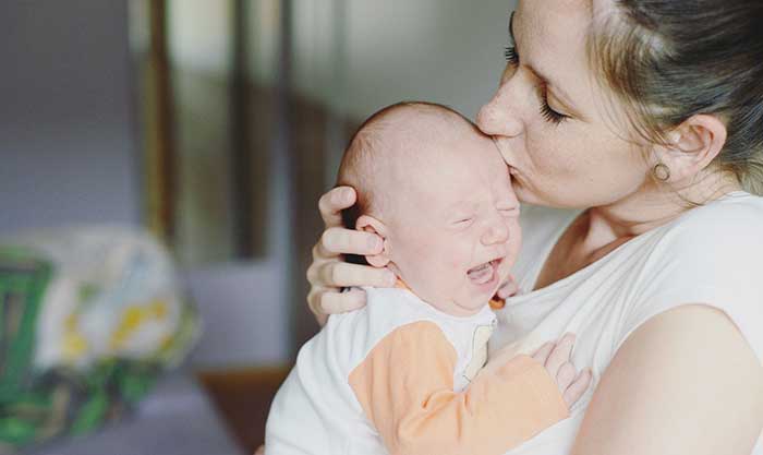 آرام کردن گریه در نوزادان