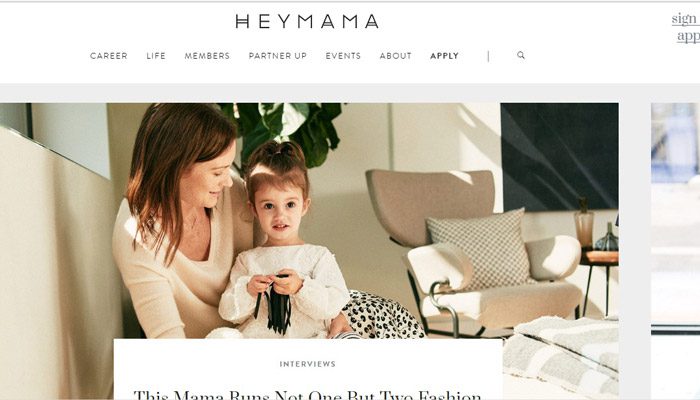 شبکه‌ای برای مادران شاغل و کارآفرین : Hey Mama
