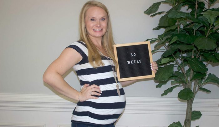 هفته ۳۰ بارداری - علائم