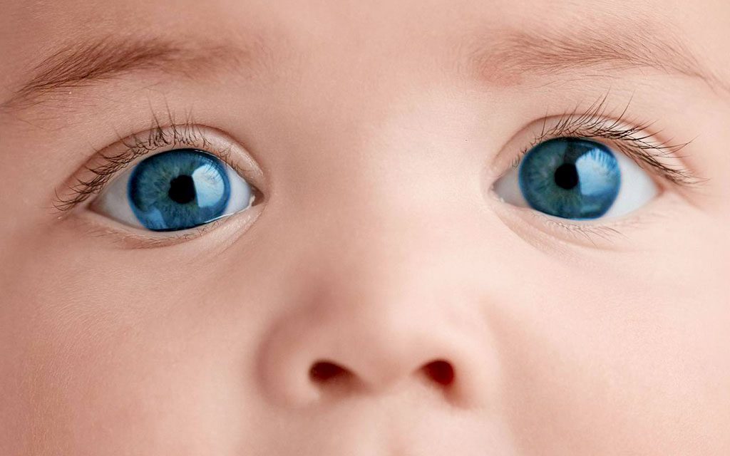 پیش‌بینی رنگ چشم نوزاد با رنگ چشمان والدین