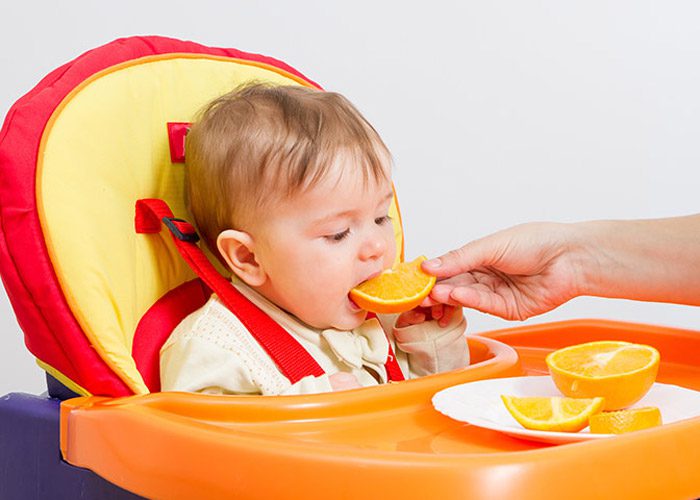 پرتقال برای نوزادان